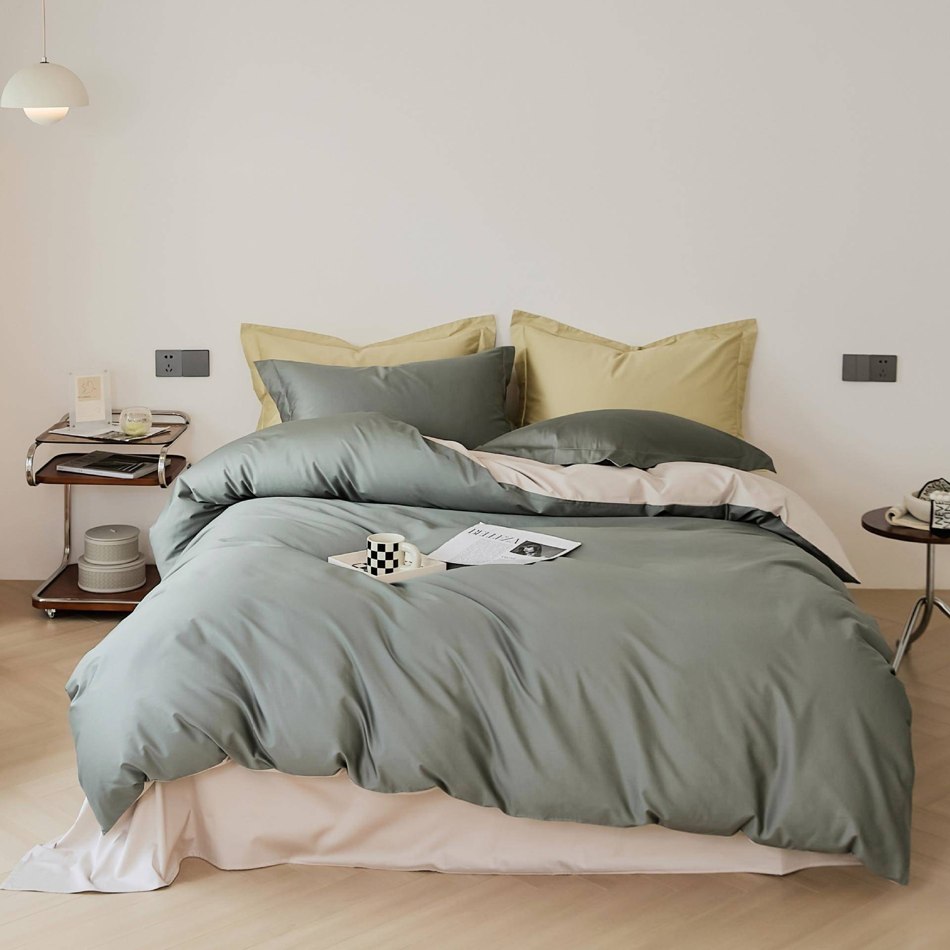 南通百宏纺织科技有限公司100支新疆长绒棉纯色四件套全棉被套床