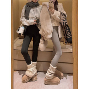 打底裤 Yukiss 蚂蚁腰鲨鱼皮裤 加绒 有质检报告