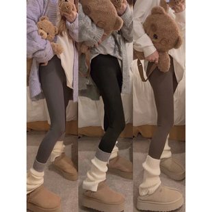 瑜伽鲨鱼皮打底裤 Yukiss 弹力大 加绒版 薄款