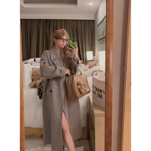 羊驼绒双面呢大衣 小个子放心穿 质感jue Yukiss