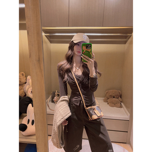 上衣两件套 嗲嗲蕾丝胸垫吊带 叠穿套装 Yukiss