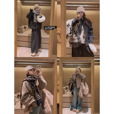 Yukiss【羽绒内胆！保暖/羊毛呢子立领短款大衣外套】