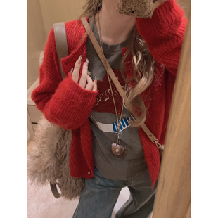毛衣 Yukiss 手感针织衫 糯糯羊毛混纺纱 新增开衫