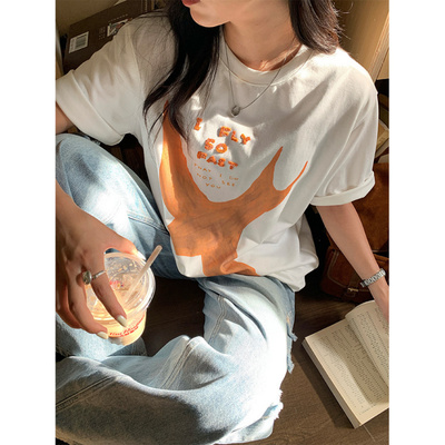 广州黄峥韩版服饰简约夏日款短袖