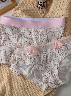 hellokitty情侣内裤一男一女甜美可爱性感卡通2026新款情人节礼物