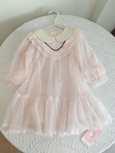 艾拉安朵春款女童纱裙连衣裙