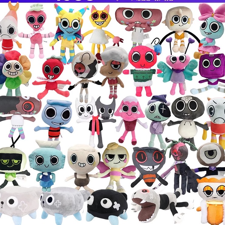 跨境新品dandy’s world plush 丹迪的世界毛绒玩具玩偶公仔周边