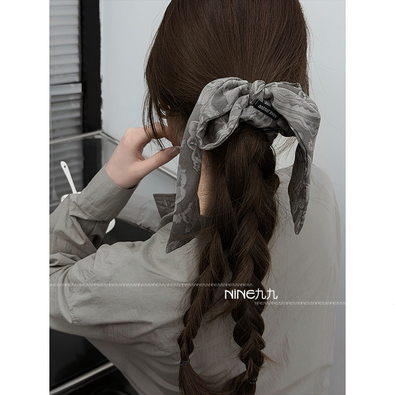 NINE九丨马面裙配饰古风绿碎花飘带大肠发圈低马尾头绳皮筋梵高发,饰品/流行首饰/时尚饰品新,发饰,淘宝优惠券,粉丝福利购,淘宝优惠卷