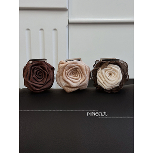 发夹干枯玫瑰花朵抓夹后脑勺古风鲨鱼 高级感春款 NINE九 韩国新款