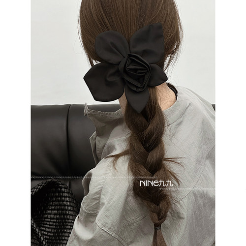 NINE九花朵发圈女高级感