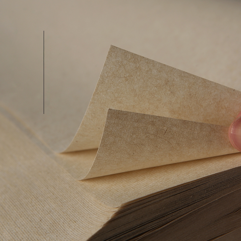 曹友泉仿宋黄麻手札半生半熟宣纸