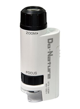 日本代购 肯高120kenko显微镜60倍-120倍LED密封便携型stv-120m