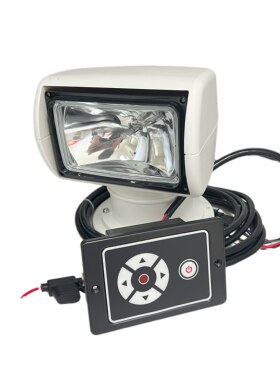 游艇遥控探照灯船用搜索灯12V24V卤素氙气灯快艇钓鱼艇有线遥控