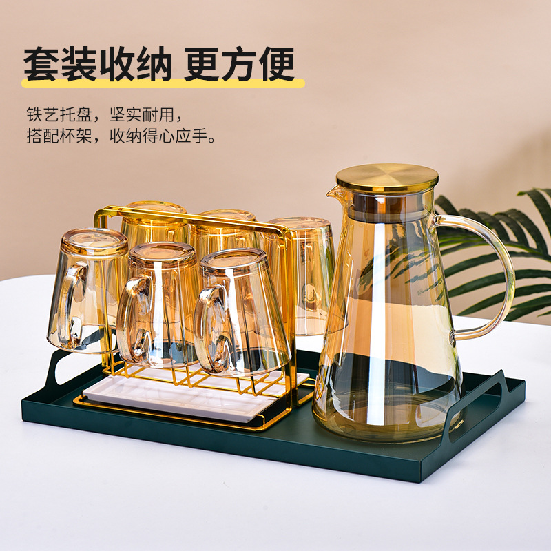 耐高温大容量茶壶套装玻璃冷水壶