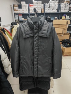 李宁男款冬季保暖连帽防风防水羽绒服断码微脏无吊牌特价AYMV339
