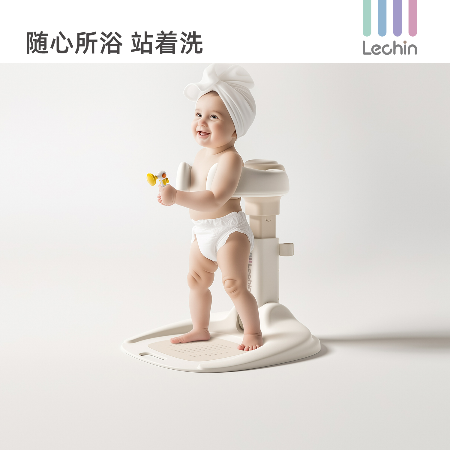 乐亲宝宝洗澡站立神器
