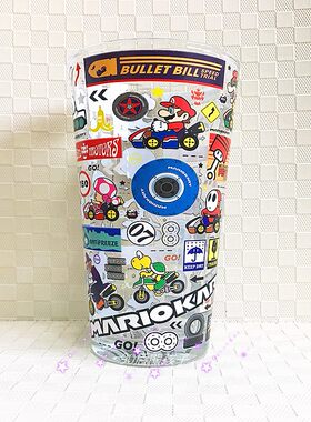 马里奥大电影赛车8卡丁车玻璃杯