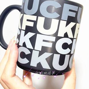 美国恶搞fuck法克每一天迷你陶瓷马克杯咖啡杯牛奶杯办公杯水杯子