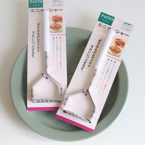 日本进口不锈钢土豆辅食压泥器