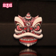 醒狮车贴国潮舞狮金属车标中国风车身贴划痕贴电动车机车装 饰贴纸