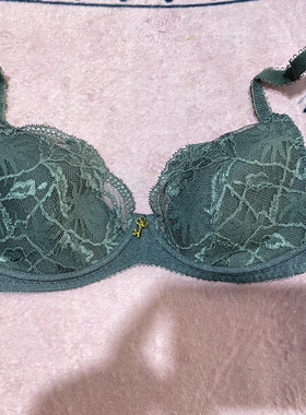 曼老款钢圈蕾丝文胸两排扣简洁内衣84093两排扣