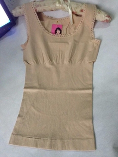 5021 ～优质塑身棉背心蕾丝边收腰美体收腹超大弹力5020 包邮