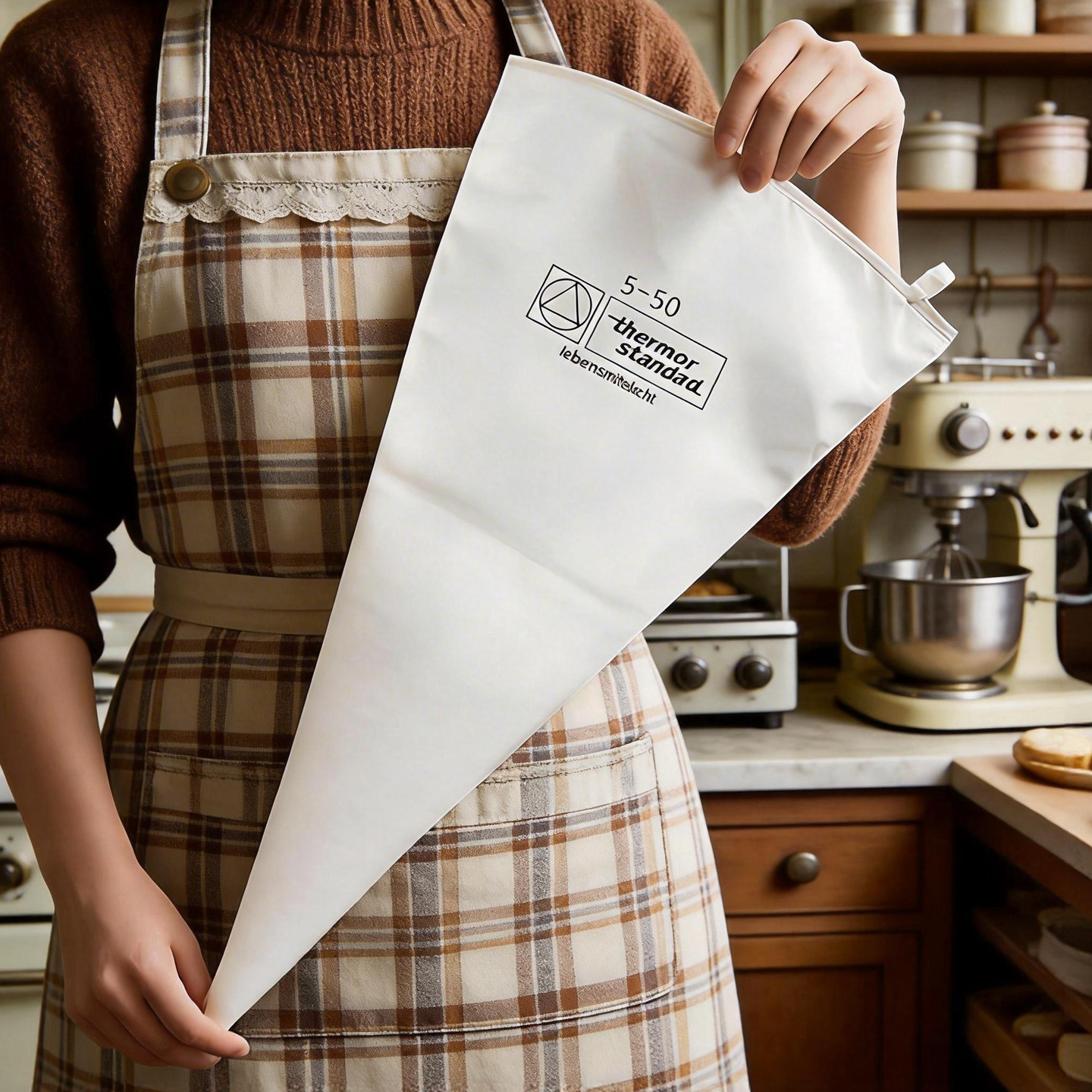 加厚棉布裱花袋商用奶油裱花袋挤曲奇布袋可反复使用防水防油家用