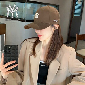 MLBLEATOO男女同款2025春季新款纯棉透气鸭舌帽遮阳帽棒球帽子