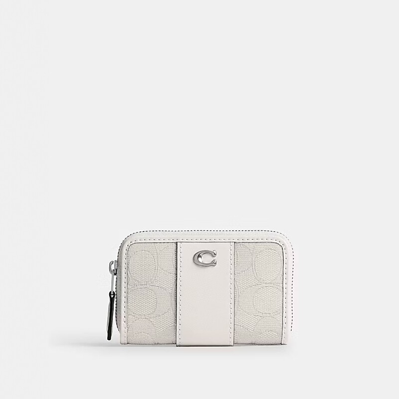 美国代购 coach蔻驰新品 经典标志ESSENTIAL小号环绕式拉链卡包