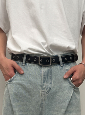 韩系男女通用皮带免打孔