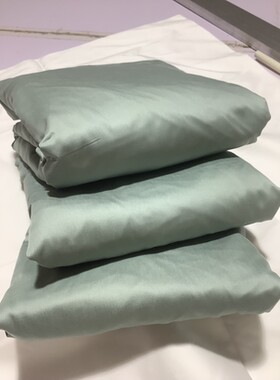 外贸出口尾单面料100%纯棉贡缎80支500根床笠款床垫保护套