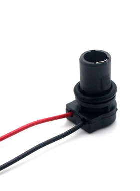 适用于奥迪A5后雾灯底座后尾灯泡插座h21w后雾灯卤素灯泡卡座底座