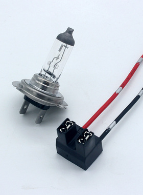 适用于比亚迪元 EV360 EV535前大灯泡近光灯远光灯卤素灯泡插头线