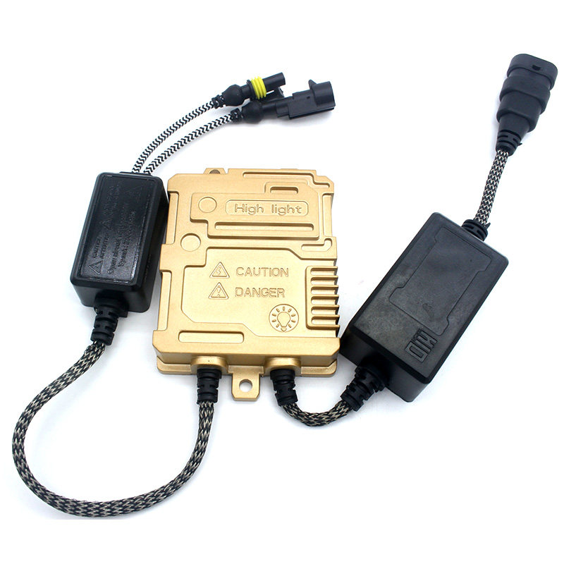 汽车氙气灯快启交流安定器一秒启动解码12V 55W疝气灯高压包模块