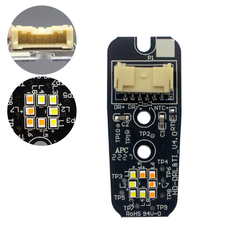 适用19-22-24款比亚迪秦EV450 EV400日行灯转向灯板led光源模块图片