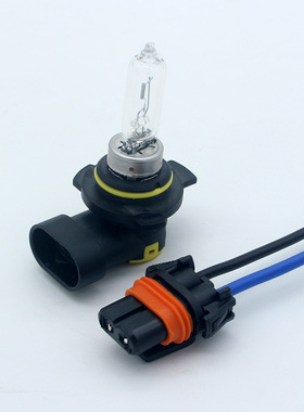 适用于启辰D60 d60ev前大灯泡HB3远近一体灯HIR2卤素灯泡座插头线