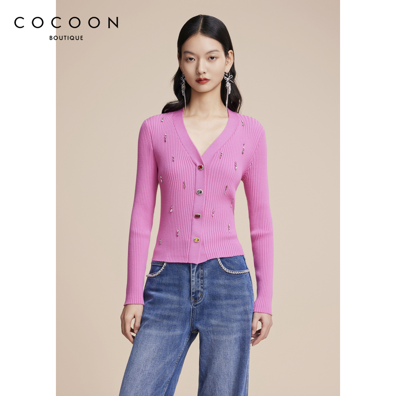 商场同款针织开衫COCOON