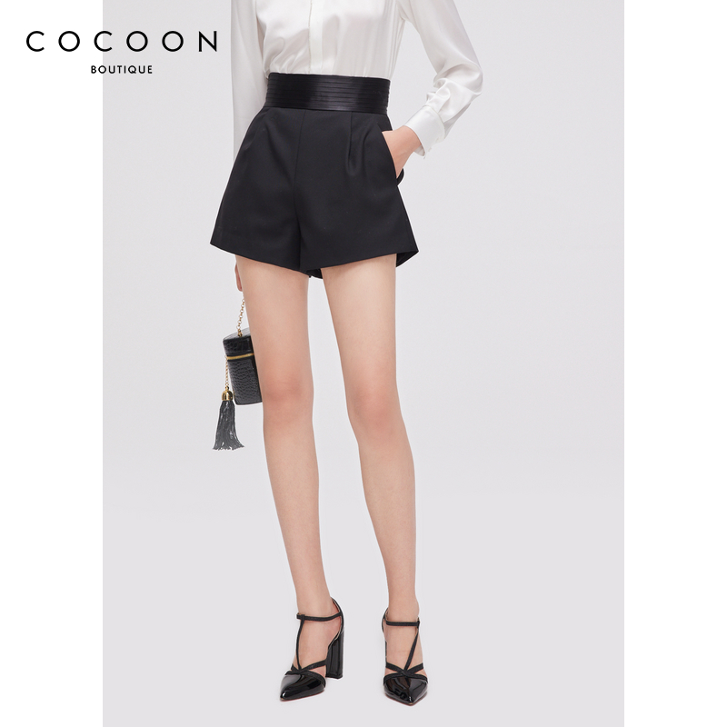商场同款休闲短裤COCOON复古高腰