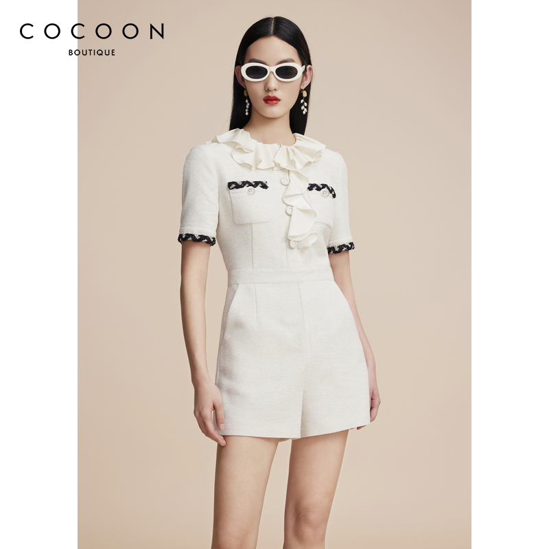 商场同款连体裤COCOON撞色