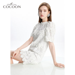 COCOON宽松裙子2022新款女装复古