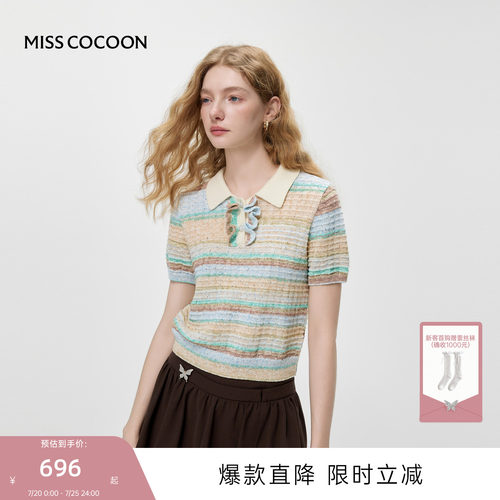 MISSCOCOON可可尼POLO领短袖女