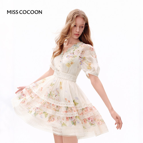 MISSCOCOON可可尼莱赛尔连衣裙