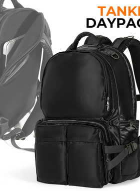 2026GX TANKER DAYPACK日系尼龙休闲双肩背包16寸电脑包旅行背囊
