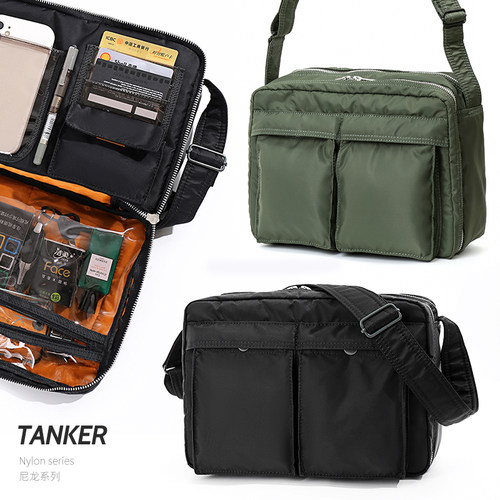 日本かくしんTANKER尼龙邮差包