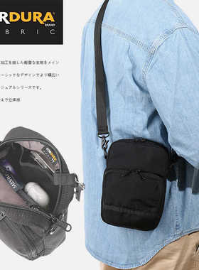 25SS FLASH CORDURA杜邦尼龙防水通勤单肩斜挎包休闲潮男竖款小包