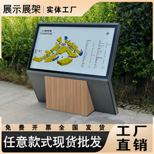 商场导览指示牌户外导视台斜面导视牌落地楼层导向索引园区导引图