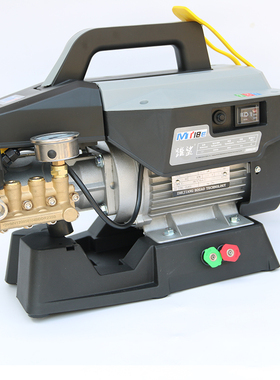 正品博高踏鲨MT18铜线高压清洗机大功率自动刷车泵耐用光伏清洗