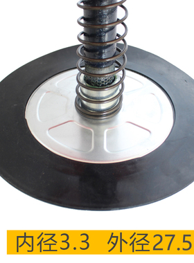 都揽金属润琦40升大头泵气动黄油机放桶压油盘内径33mm皮碗压油板