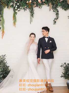 2019新款影楼实景婚纱实景影棚装修设计制作韩式儿童实景w-6041