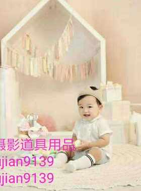 影楼婚纱拍照实景设计 摄影棚拍摄实景装修儿童实景制作新款韩式